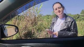 aluna pegou carona com o professor e ficou animada