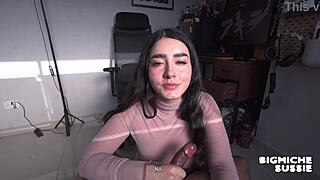 i farted out my stepdads creampie because i caught him watching porn