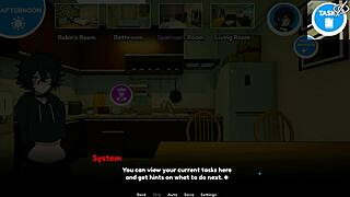 my femboy roommate got caught masturbating with a dildo in the game