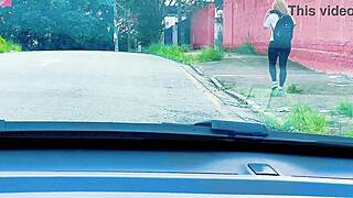 Schoolgirl Fucked In Car Right In Front Of School