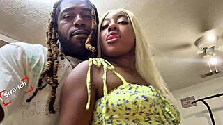 Hot ebony slut wants big black cock now