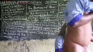 lucky student met two college girls in class