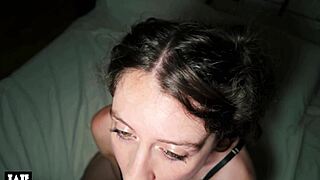 Little arden sucking cock until the whole bed is soaked