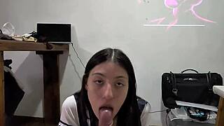 Schoolgirl Visits Professor For Grade Help