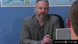 Genderx films - hot trans janelle fennec takes every inch of her students massive cock