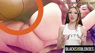 Blacks on blondes - horny rory knox saves pussy for marriage but her ass is fair game