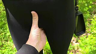 found this blonde in forest wanting dogging