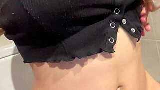 Horny college girl gets her delicious ass fucked and squirts