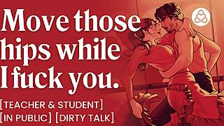 Spanish teacher fucks student after class with dirty talk