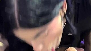 College trans girl sucks cock in secret roleplay