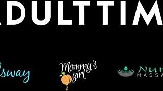 MILF maserke Kenzie Reeves, Vina Sky, Sheena Ryder dajo naftirani najstnici masaže z prstovanjem in škarjenjem.