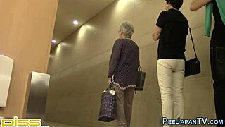 Japanese Teens Squatting to Pee in Public Outdoor Fetish Scene