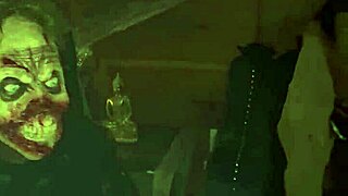 Хелоуин ужас ДП и фистинг с Чейла Колинс