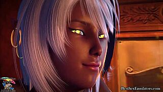 3D storbröstad milf blir hårt knullad i mörk fängelsehåla