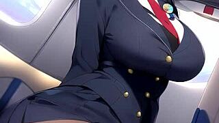 항공 승무원 AI 헨타이 컴필레이션 깊은 감정 일으켜