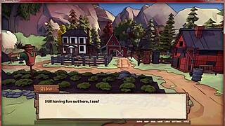 可愛いブロンドをブリーディングファームゲームでバンギングにハマってる