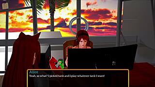 Nieuwe familie heet roodharige met kleine tietjes welkom