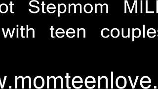 밀프가 틴 커플에게 스팀한 침실 트릭 가르쳐