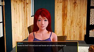 18+ Teen Brünette mit kleinen Titten in neuer Familie 507