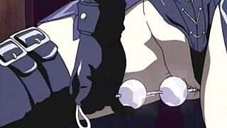 Hé, check deze lezdom BDSM met tiener 18+ kont kralen actie! 😈