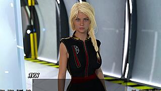 Blonda deviška ujeta s pastorko