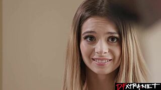 Molly Little Takes Damion Dayski's Black Monster Cock in Mouth and Wet Vagina