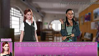 सिटी में समर 05 - डेनिस द हॉट एबोनी टीचर स्टन्स