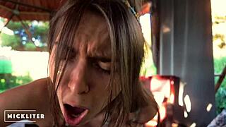 Хиппи девчонка оторвалась со мной на Вудстоке на дни