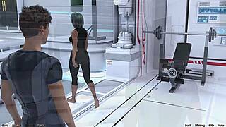 Stranded in Space 56 - Stap voor stap met femdom dikke grote tieten hentai cumshot!