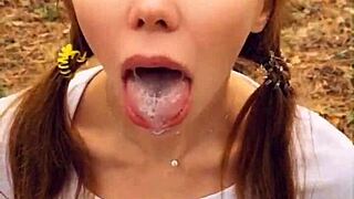 Pompino Pubblico, Guarda Gioco di Sborra da Questa Troia 18+ POV