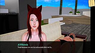 Uusi perhe hentai isoilla titeillä ja pyllyllä 3D:ssä