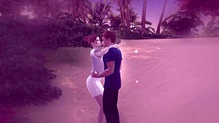 στο Sims 4, η tigress πόρνη παίρνει το κουτάκι της σκληρά από τον gamer μαθητή