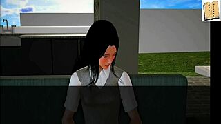 Mijn Nieuwe Familie 39: Roodharige met Strakke Kont en Grote Tieten in Erotische Anime