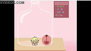 Vysokoškolská dievka, chceš sa zabaviť s bujnou hentai babkou v flaši?