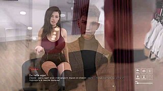 Я одержим ее большими сиськами и жопой в душе спортзала - геймплей хентая
