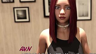 Rechtschool verhaal met mijn busty roodharige kamergenoot in wilde 3D hentai game actie.