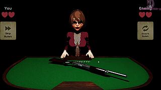 Tämä lihava nainen isoilla titeillä leikkii villisti 3D-piirrossarjassa