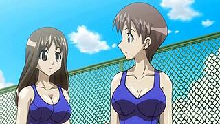 Hentai hikayesi, üvey kardeşler havuzda gizlice hızlı sikişiyor