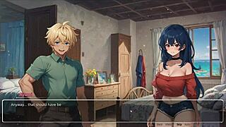 Obseden sem s draženjem njenega fanta v tej hentai igri ep 3