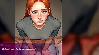 Esposa cachonda provoca amante en videollamada hentai 3D