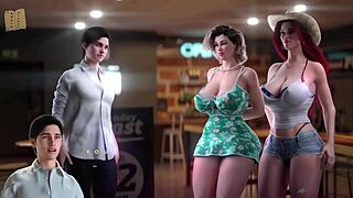 アポカルスト24にセクシーな18歳の衣装で巨大カーブティッツ