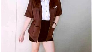 นักเรียนไทยแข่งขันท้าทายรูดควยสุดมันส์!